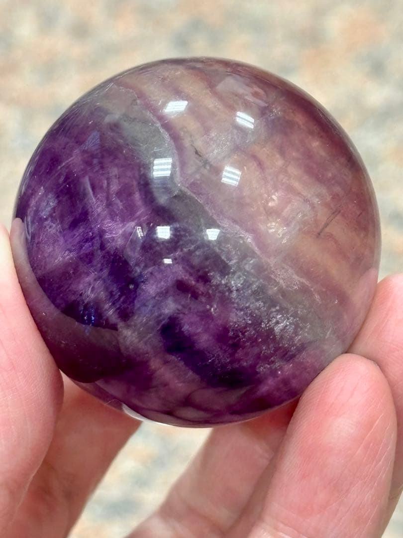 【あーきゃん】キャンディフローライト4.5cm テラヘルツ亀さん一連売り