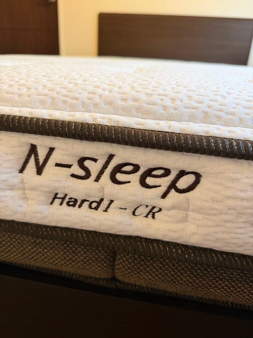 セミダブル　ニトリ ベッドフレーム ダークブラウン 引き出し付 マットレスセット