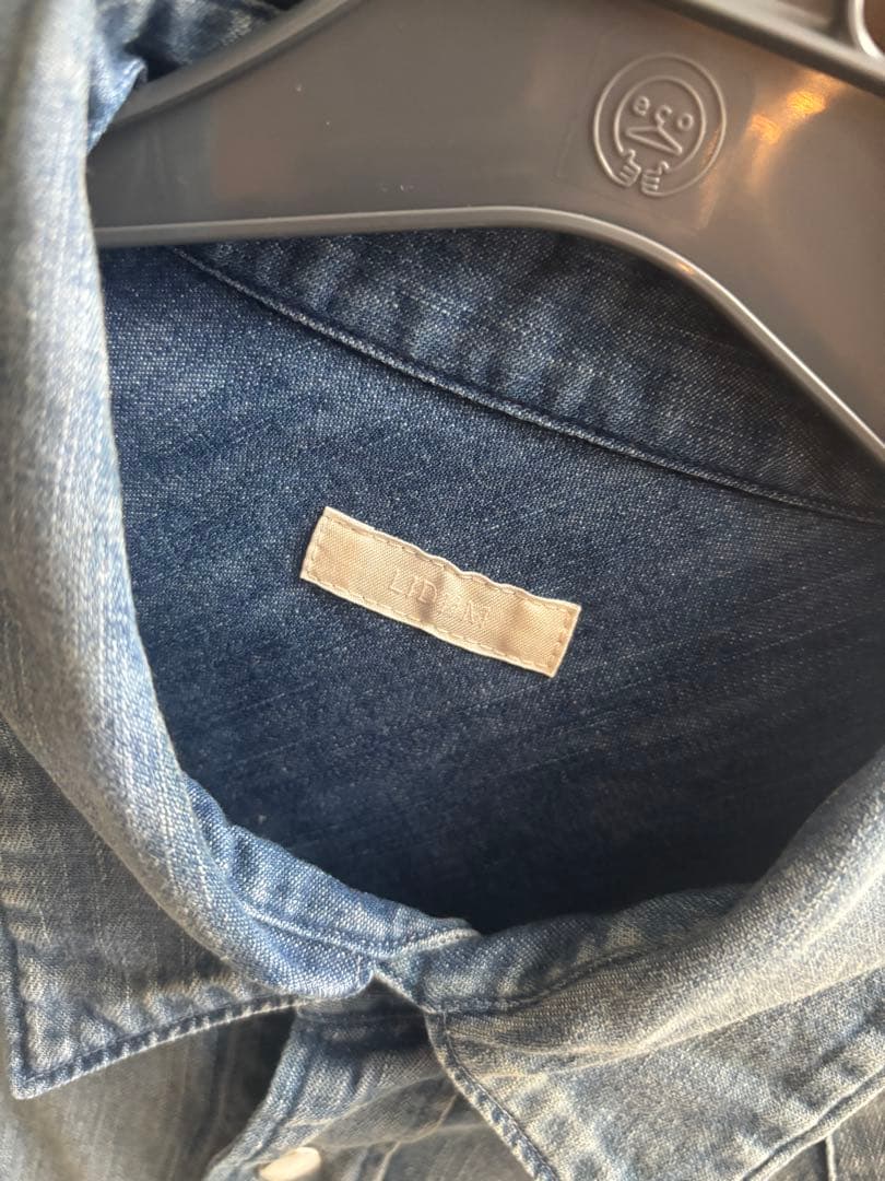 LIDNM Denim Western Shirt Lサイズ