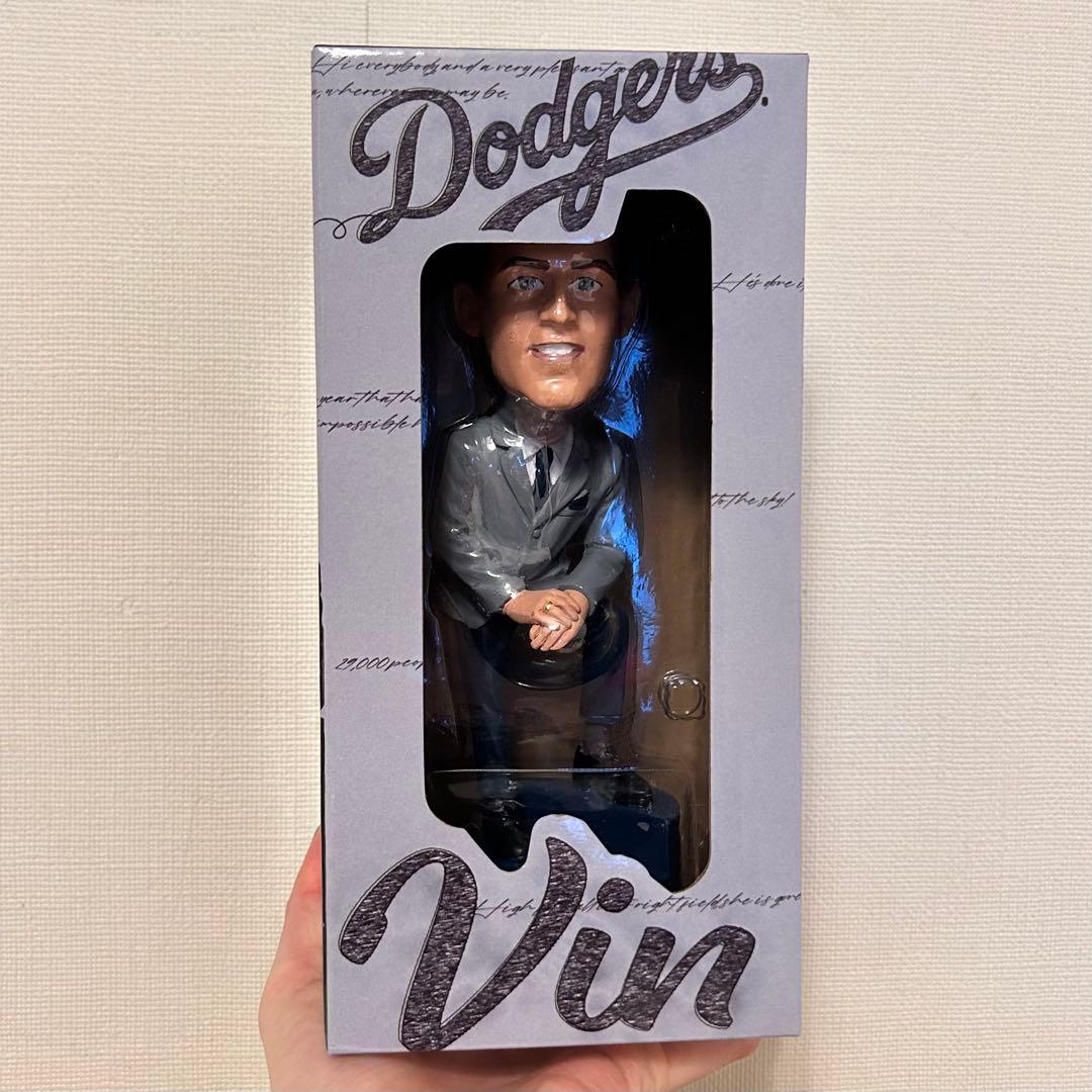 Dodgers Vin Scully ボブルヘッド2025年5月（未開封)