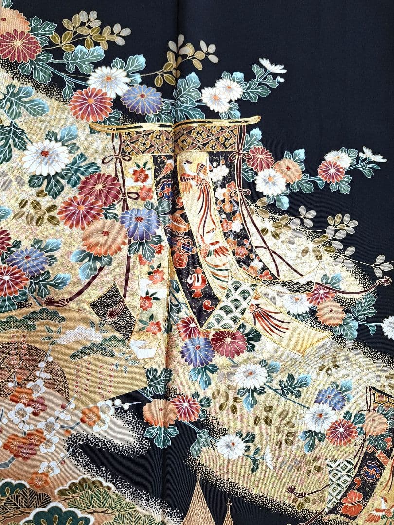 着物リメイクワンピース3607