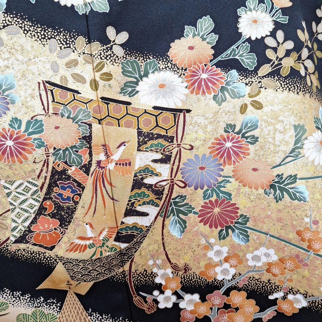 着物リメイクワンピース3607