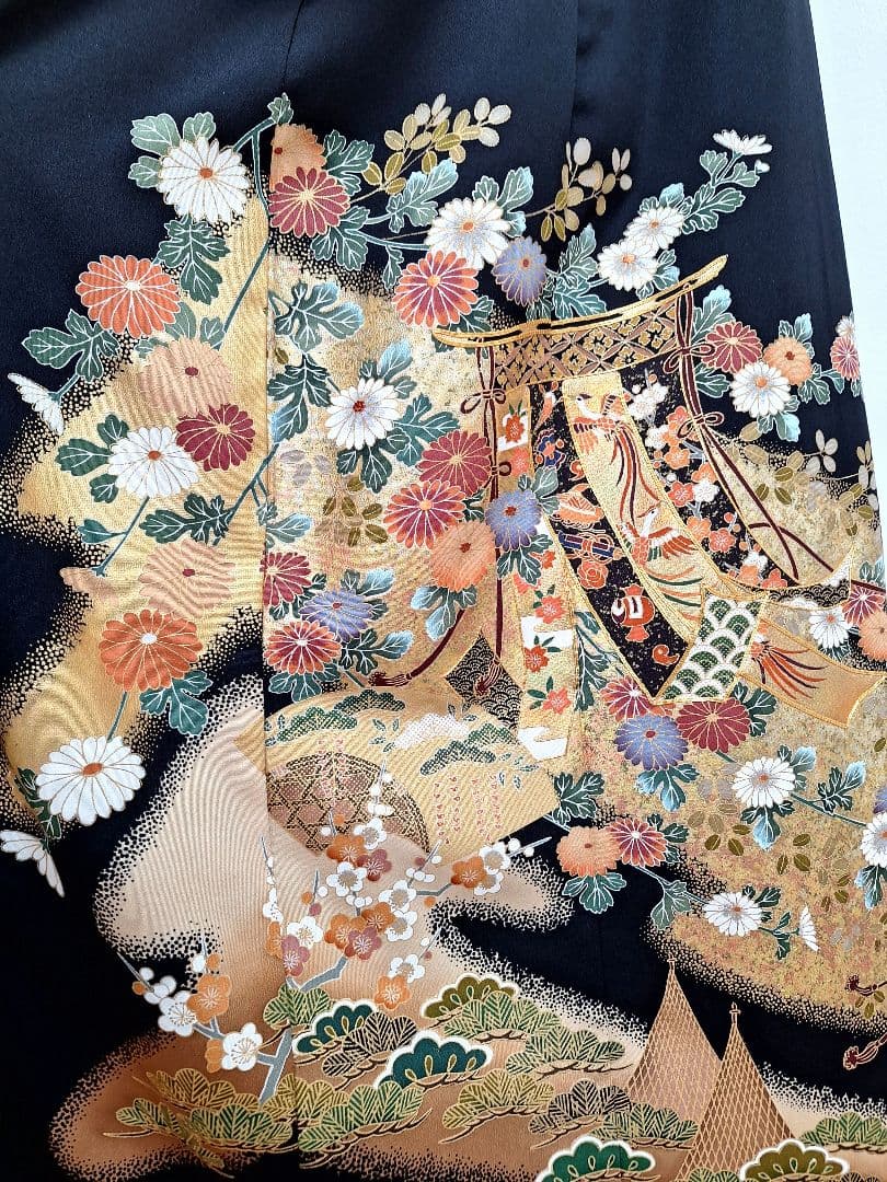 着物リメイクワンピース3607