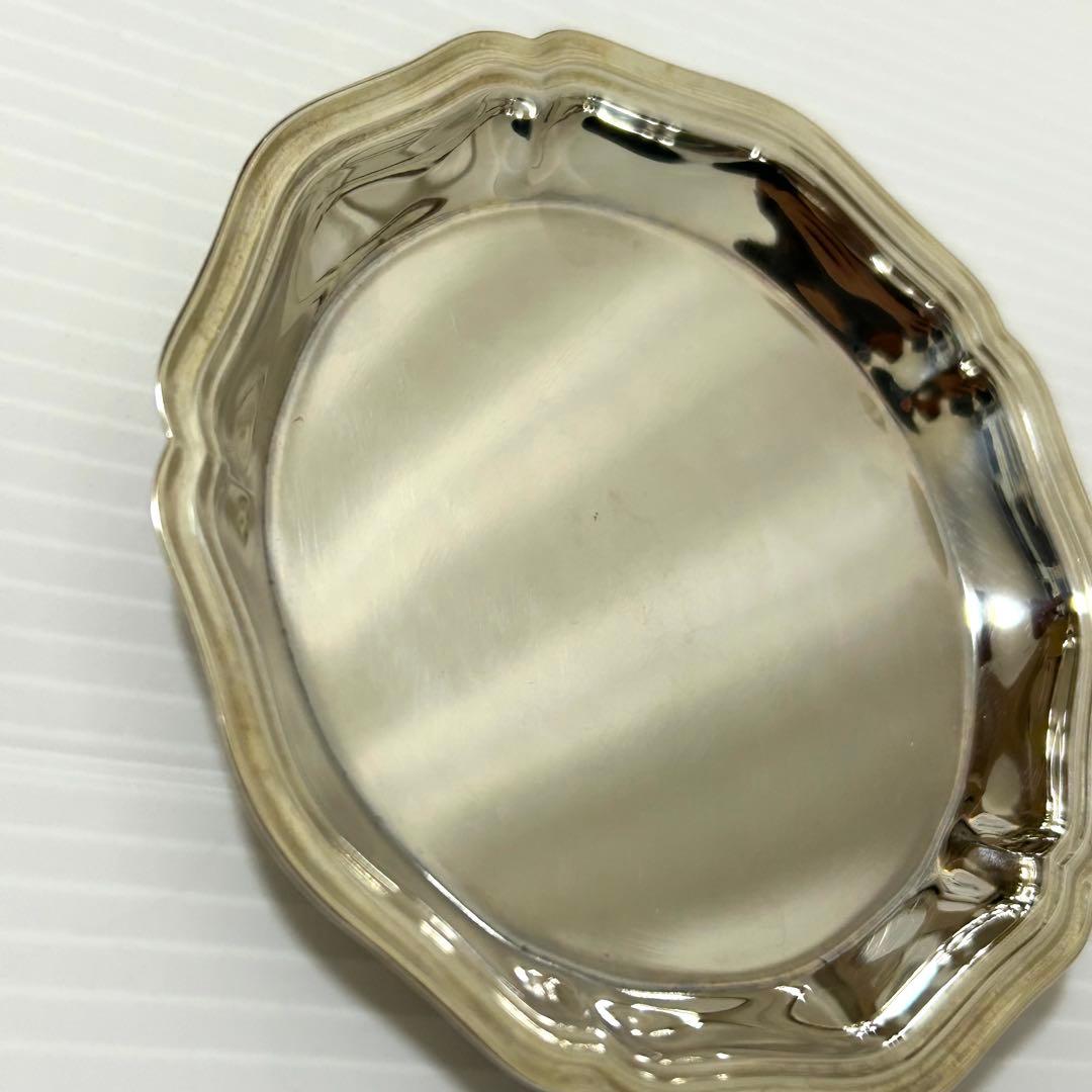 Christofle クリストフル プレート 約8.5cm 2個セット シルバー