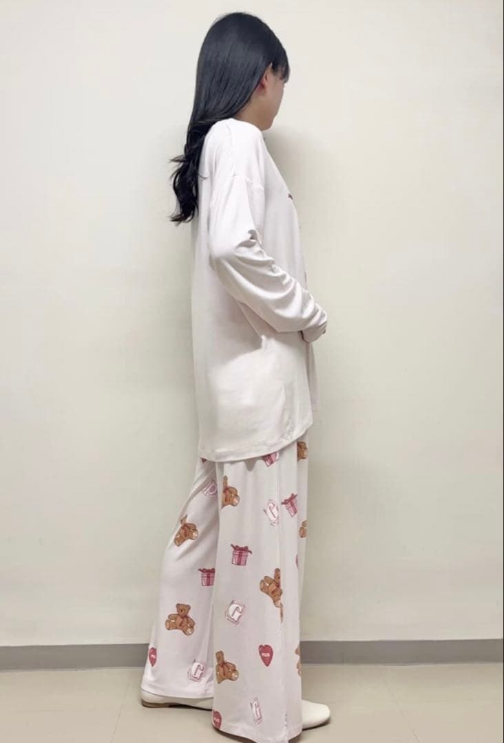 ❤️最終価格❤️✨新品タグ付✨ジェラピケ フェイバリット ハート ベア セットアップ