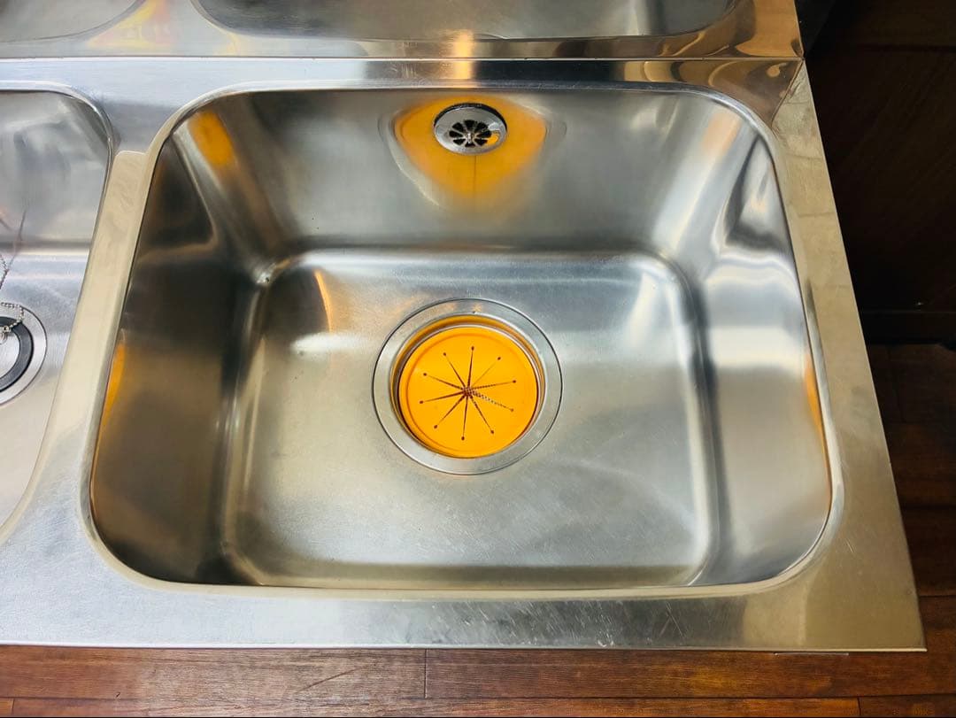 ★ 引取歓迎！クリナップ製 業務用 ステンレス二槽式シンク ★