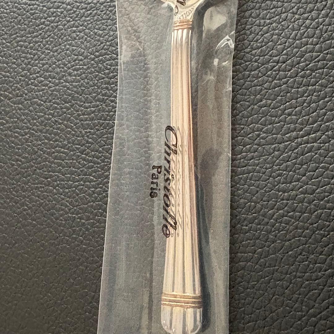 未開封クリストフル　アリアゴールドリング　コーヒースプーン6点　ボックス付き