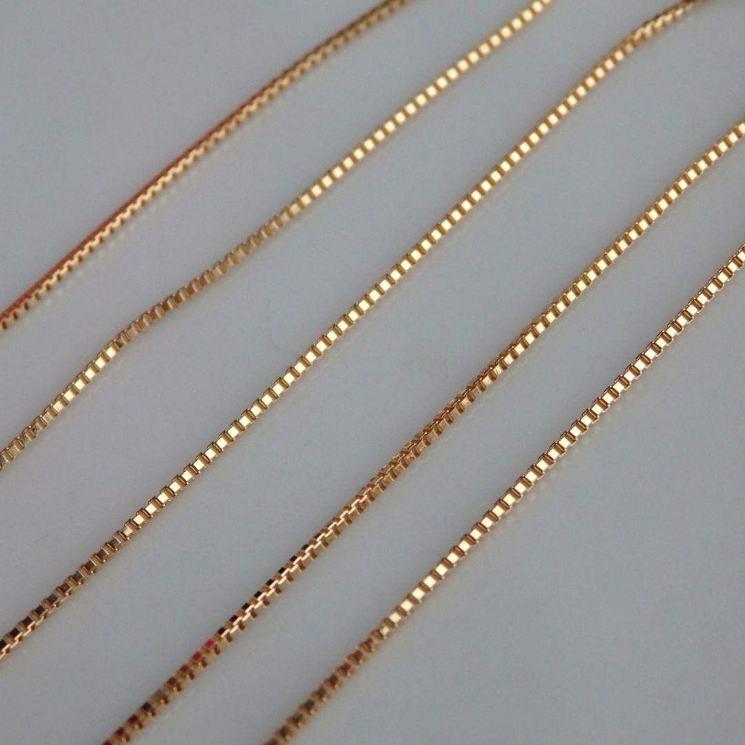 チャーハン　k18ブレスレット ベネチアンチェーン（0.9㎜幅）