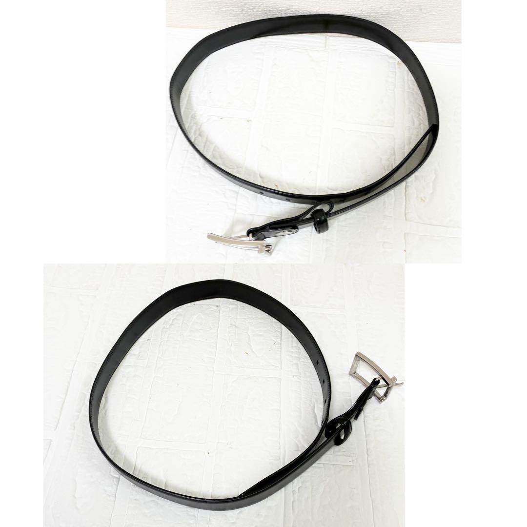 BVLGARI ブルガリ　ベルト　ブラック　シルバー