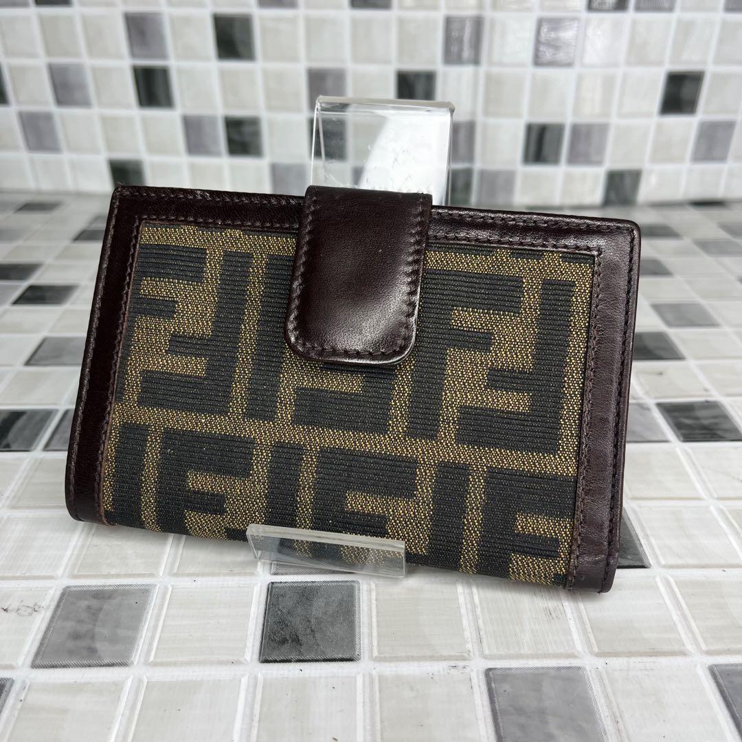 美品 FENDI フェンディ 財布 二つ折り財布 がま口