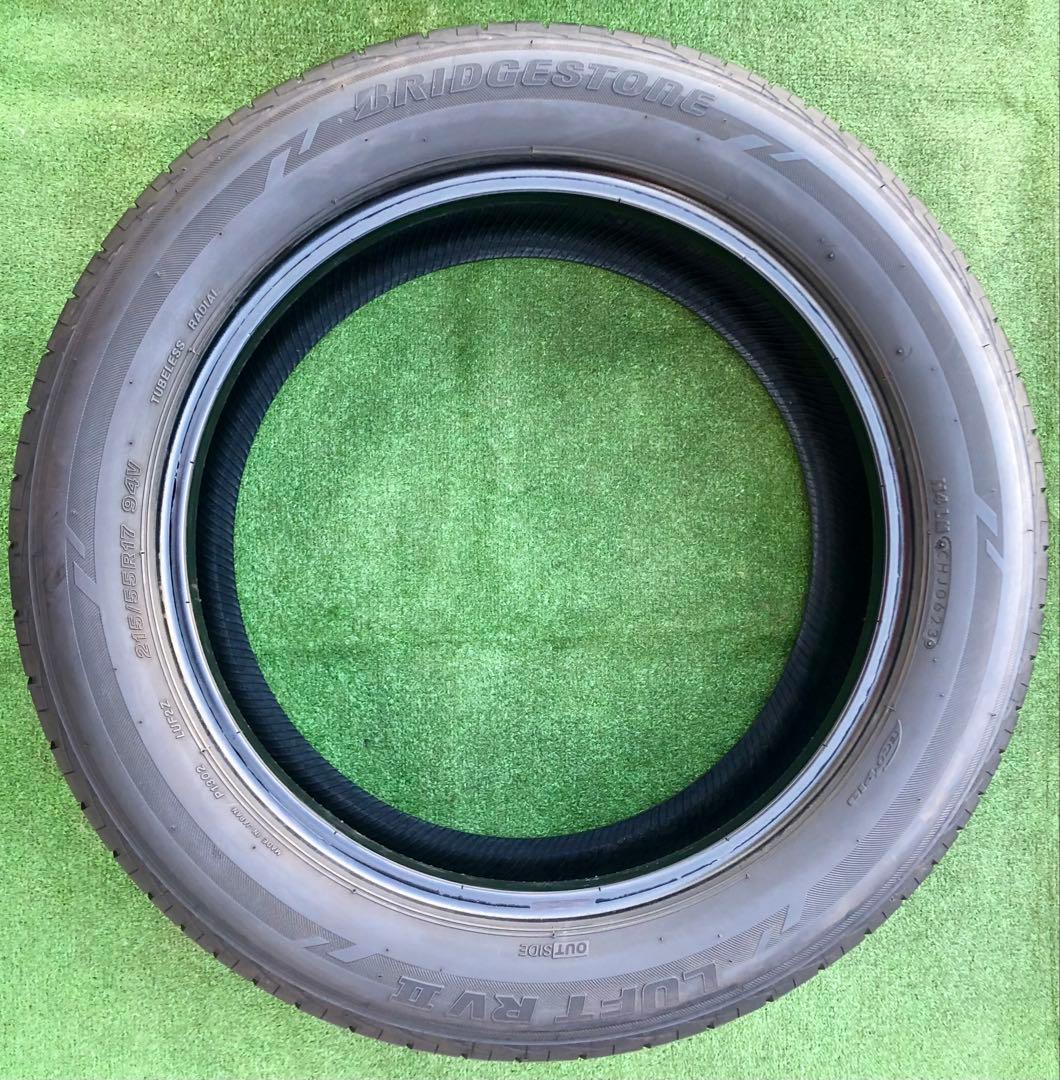 215/55 R17 BRIDGESTONE LUFT RV IIラジアルタイヤ