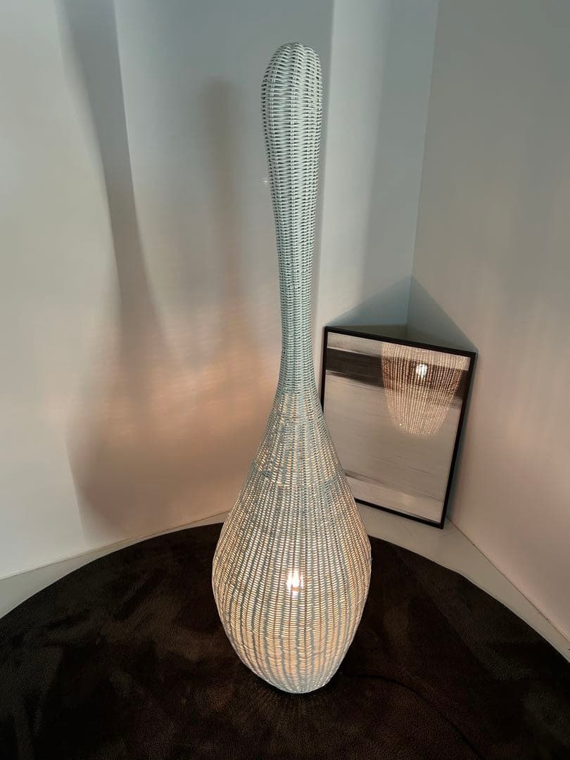 GERVASONI ジェルバゾーニ BOLLA M ラタン フロアーランプ