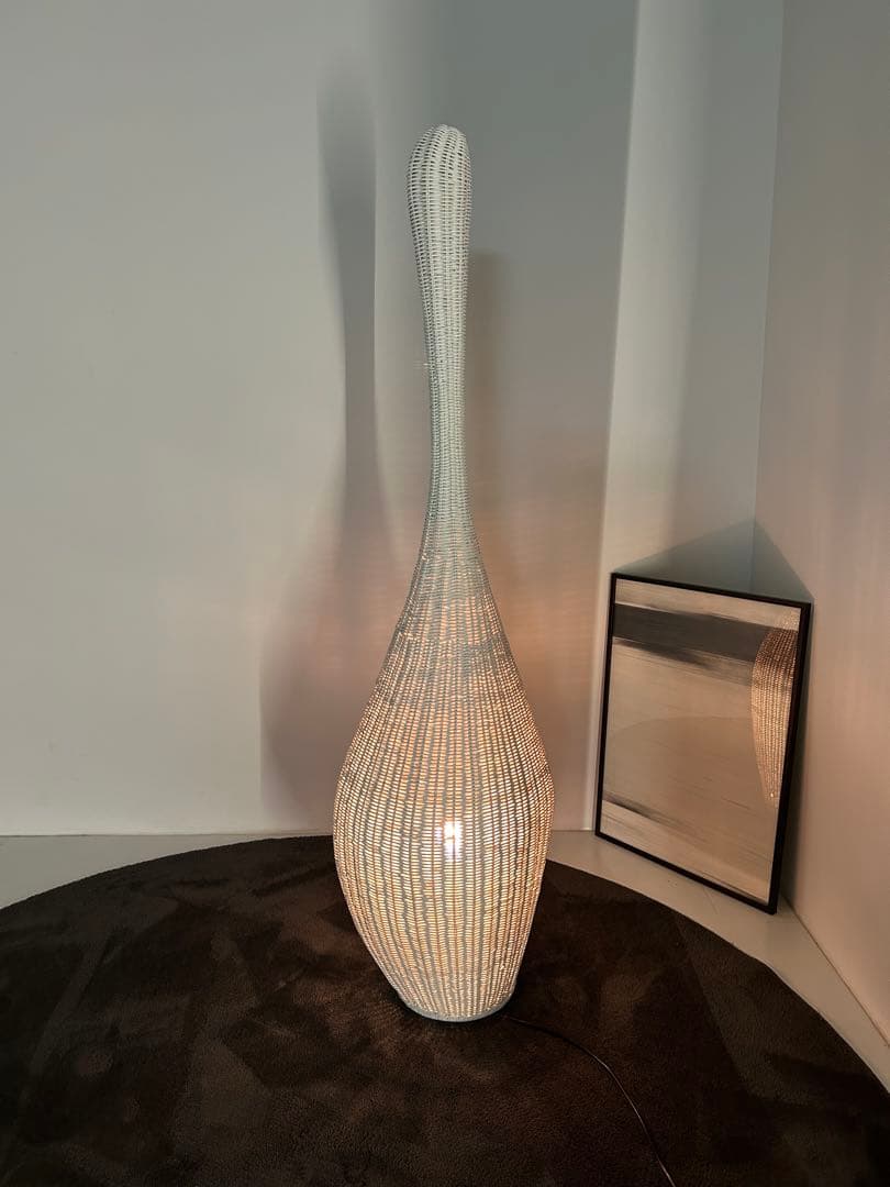 GERVASONI ジェルバゾーニ BOLLA M ラタン フロアーランプ