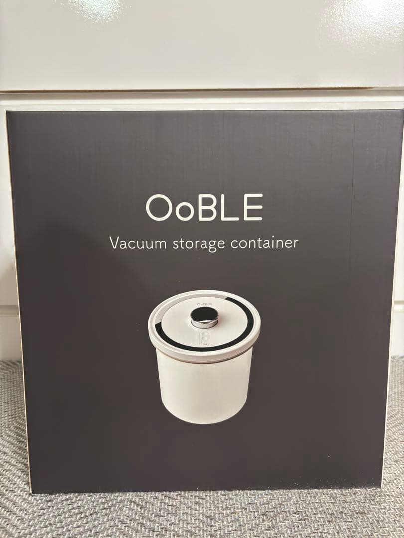 新品未使用⭐︎OoBLE 真空保存容器 OB-001WHホワイト13L