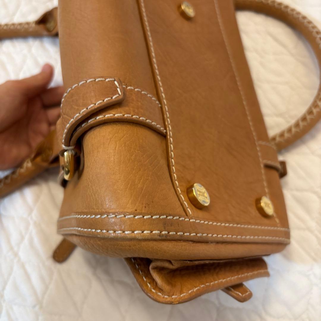 セリーヌ　ハンドバッグ 編み込みハンドル