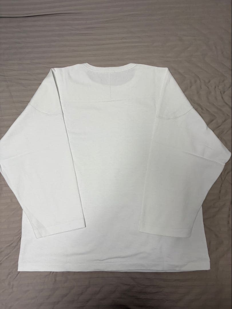 COMOLI 23AW フットボールT ホワイト