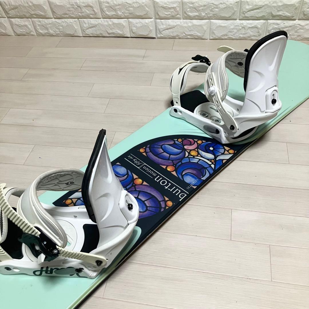 バック付/BURTON motionバートンスノーボードセット156バインM/L