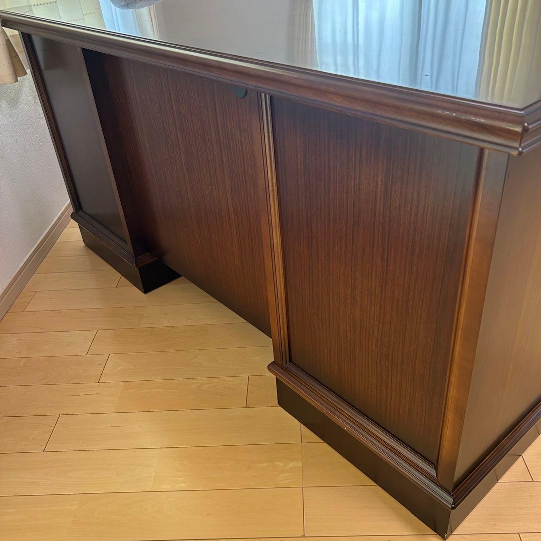 karimoku カリモク 両袖机 コロニアル書斎机ワークデスクSC5041JK