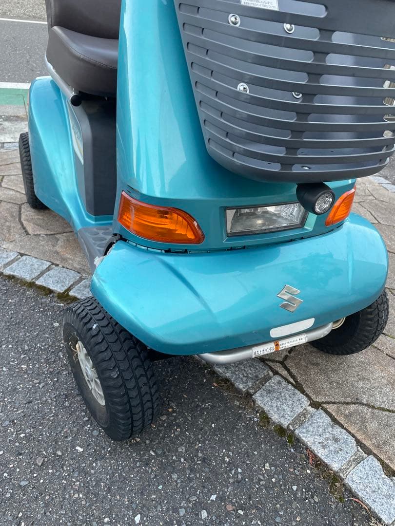 SUZUKI 電動シルバーカー 青　セニアカー　直接取引のみ