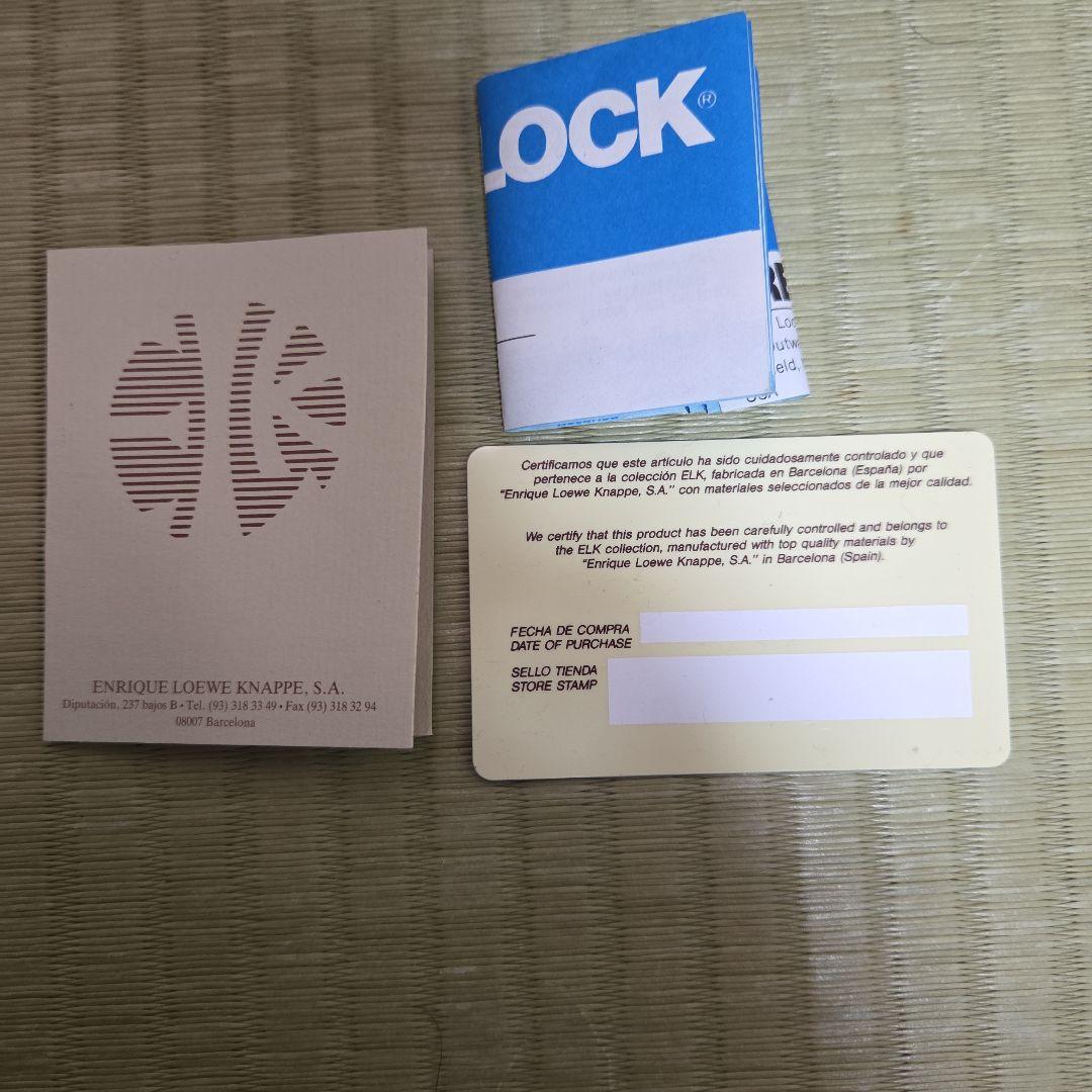 ENRIQUE LOEWE KNAPPE レザー本革 ボストンバッグ ポーチ