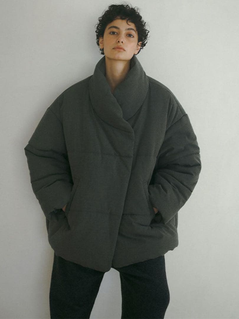 ETRE ストールカラーパディングコート