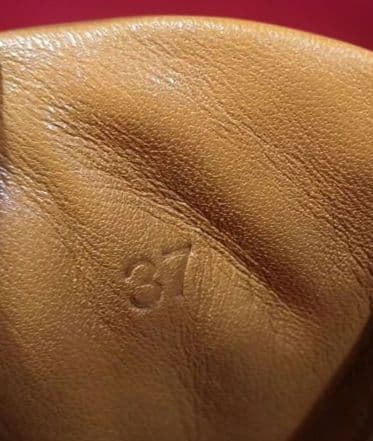 HERMES エルメス ブラウン レザー スニーカー 箱付き　サイズ37