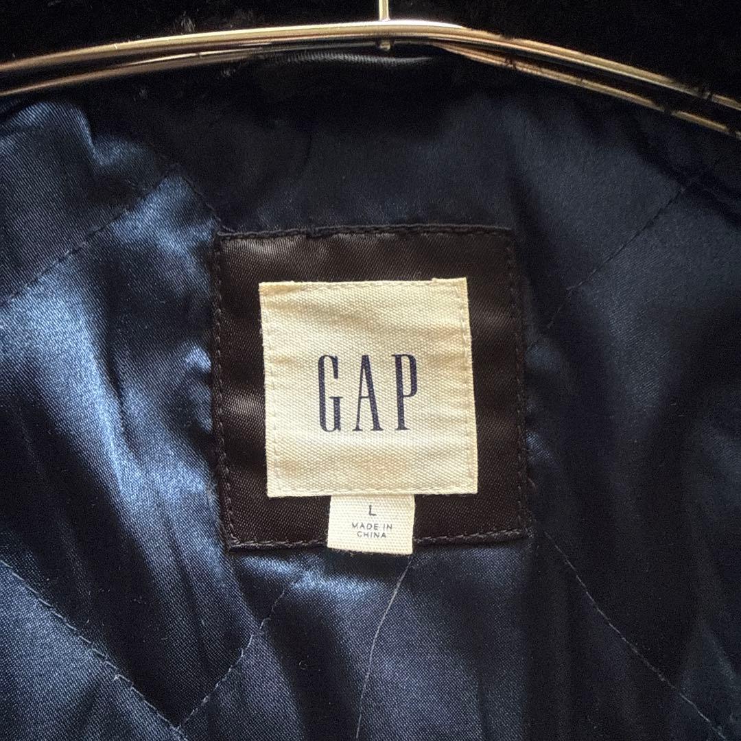 GAP【XL相当】B-15 ボア付き MA-1 y2k 黒／フライトジャケット