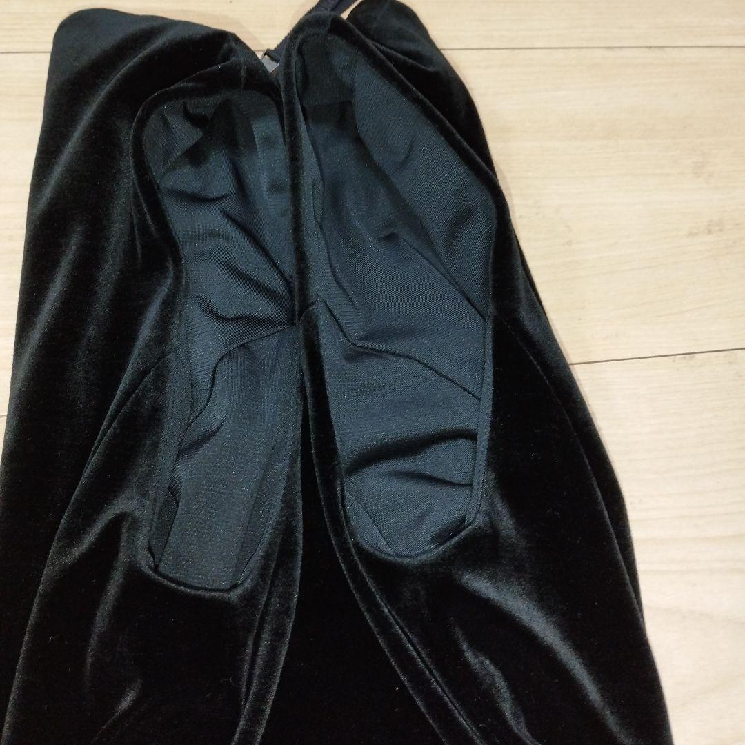 未使用級 フォクシー ベロアノアール　Aラインワンピース 39131 定価7万