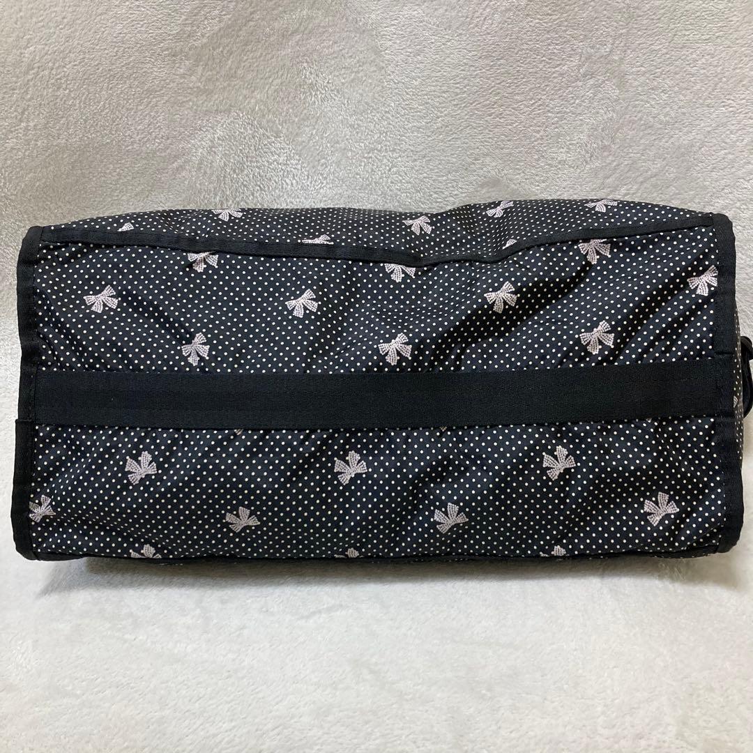 【極美品】LeSportsac レスポートサック ボストンバッグ リボン柄