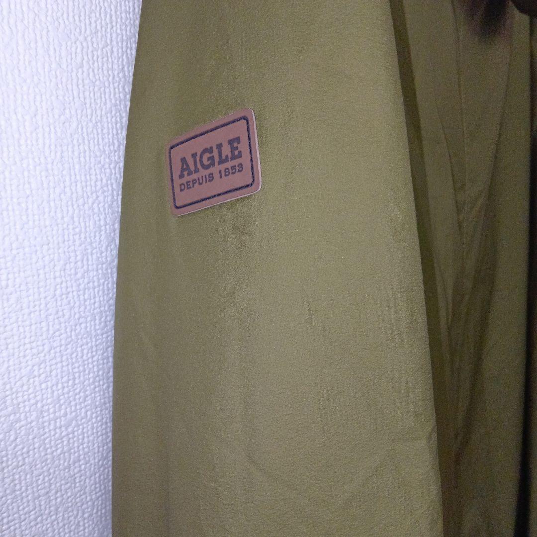 AIGLE XL コンパクト撥水レインコート