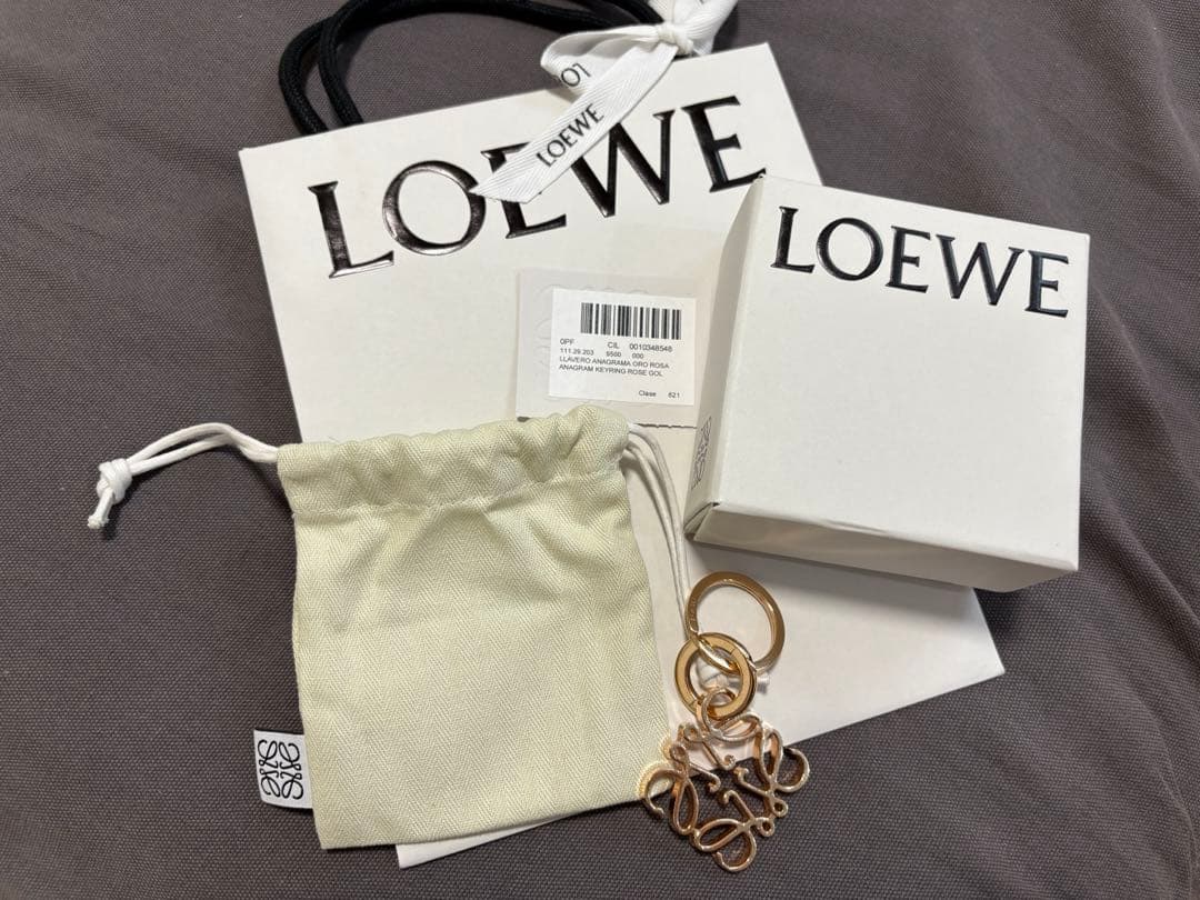 LOEWE キーリング(正規巾着袋付き)