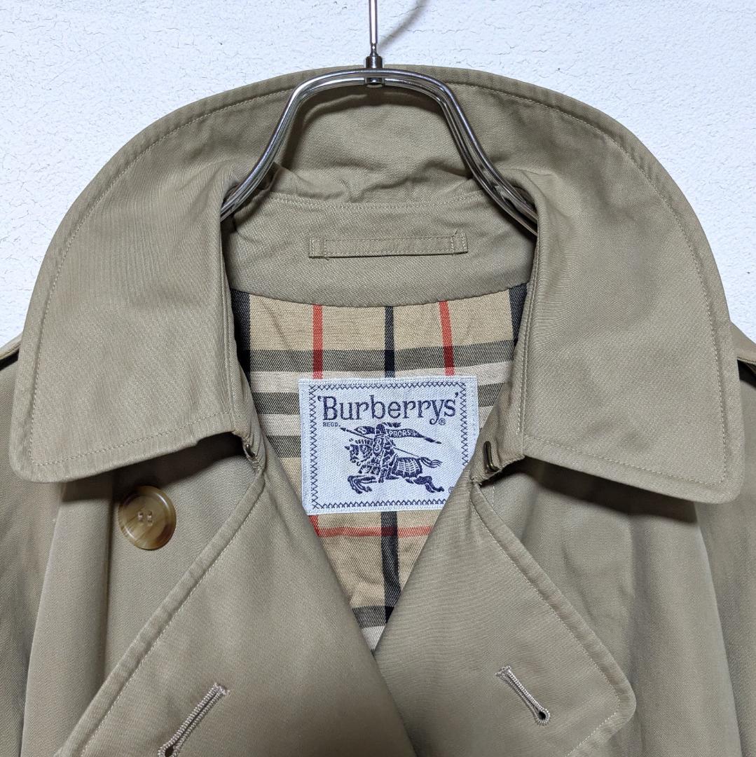 美品 80～90s バーバリー トレンチコート レディース 白タグ ベージュ22