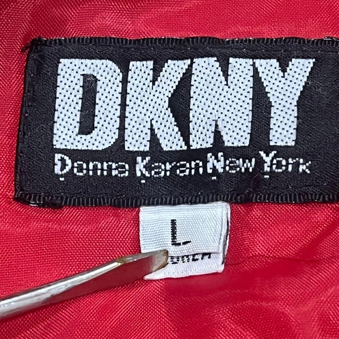DKNY 90's ロゴ　刺繍　ナイロン　MA-1 ボンバー　ジャケット　Y2K