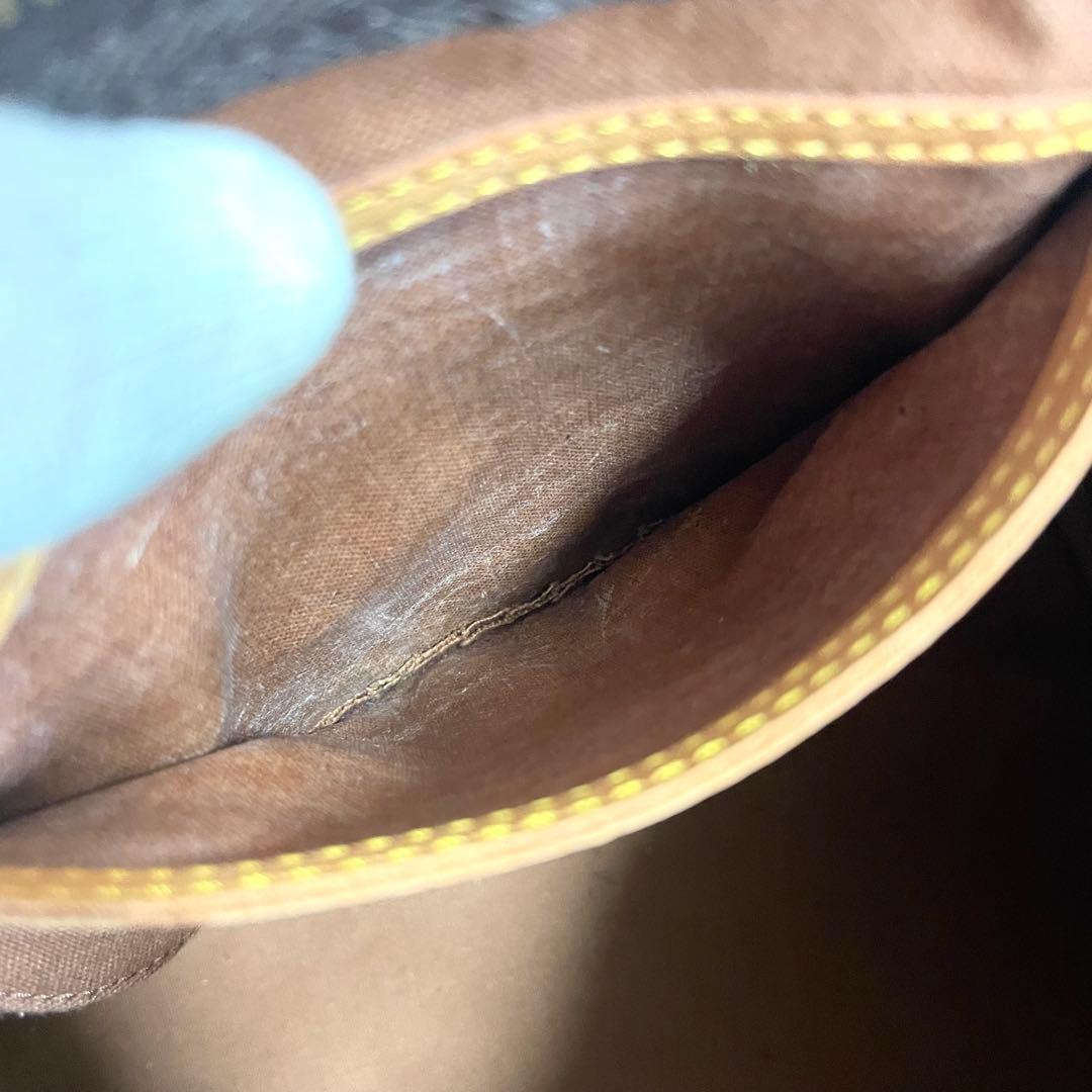 ルイヴィトン　ボストンバッグ　スピーディ35 モノグラム　ブラウン　ヌメ革