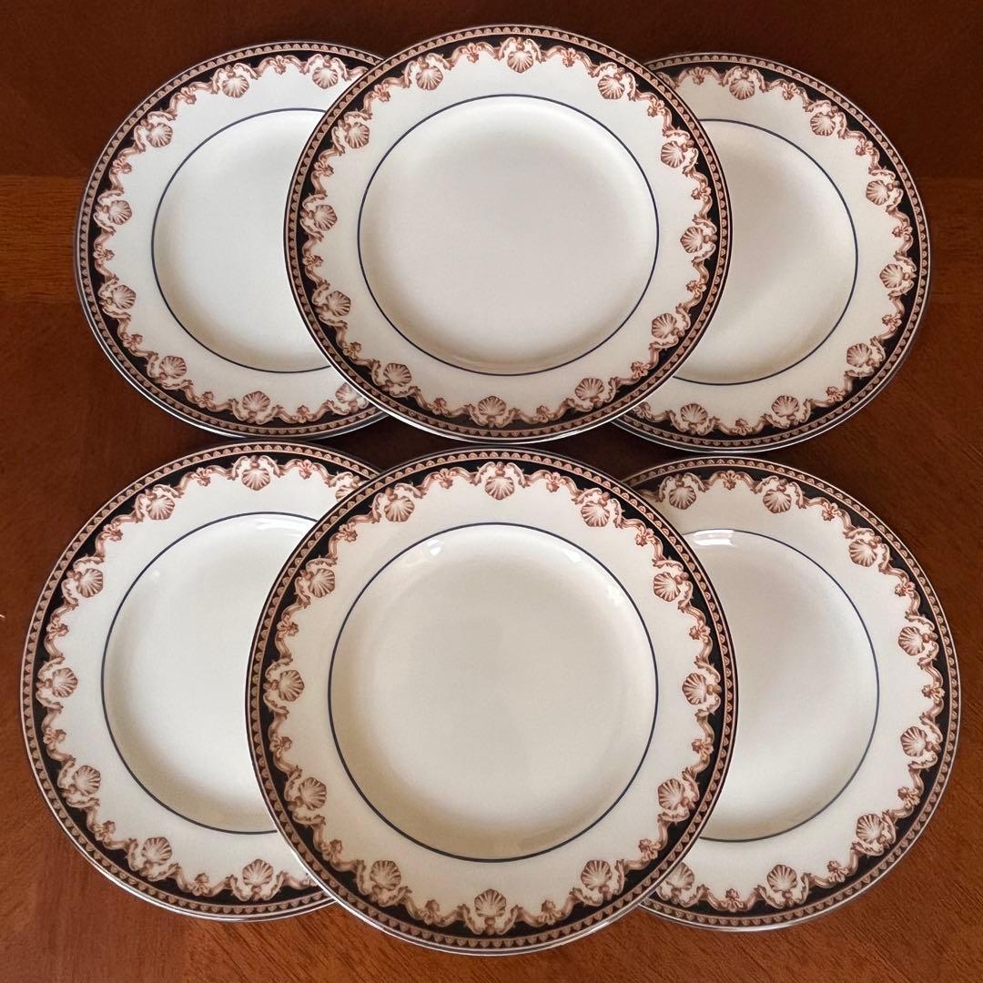 【黒壺美品】ウェッジウッド★メディチ★パン・ケーキ皿　6枚