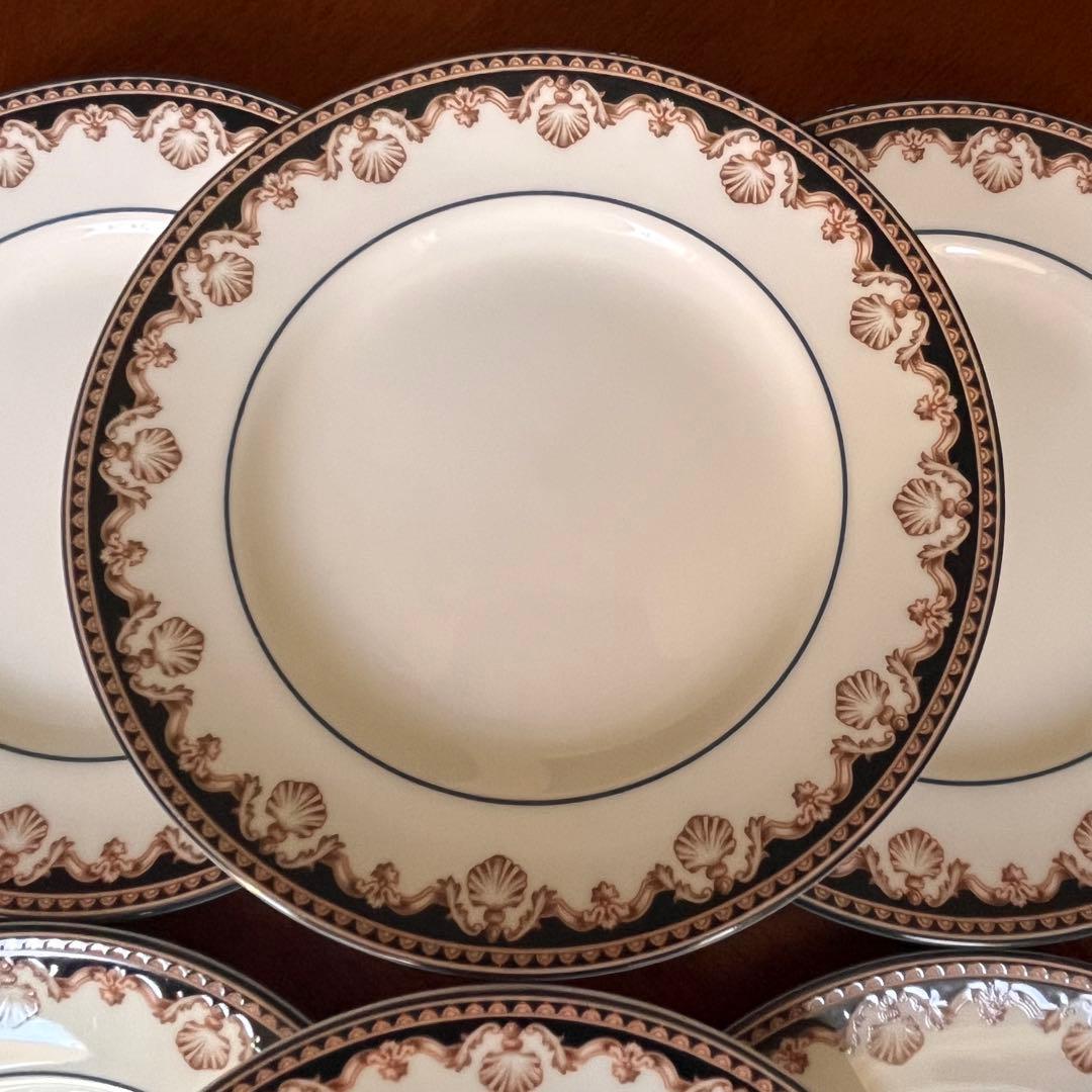 【黒壺美品】ウェッジウッド★メディチ★パン・ケーキ皿　6枚