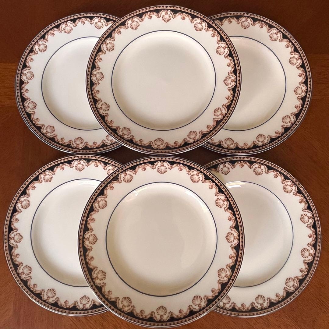 【黒壺美品】ウェッジウッド★メディチ★パン・ケーキ皿　6枚