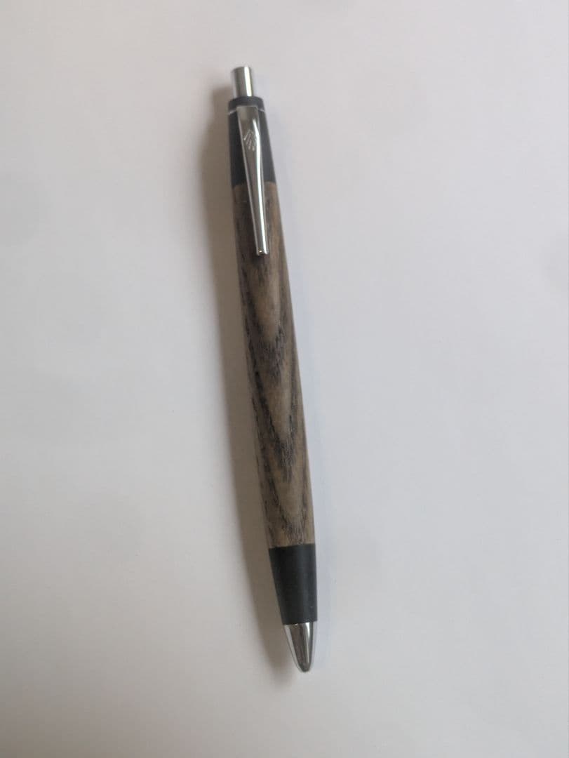 野原工芸　新型シャープペンシル　神代タモ　シルバー