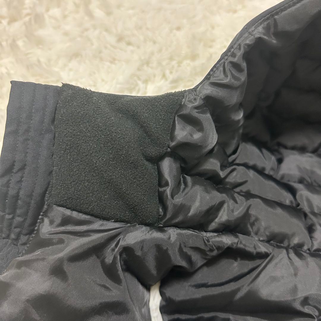 【美品】ポロラルフローレン ダウンベスト ビッグポニー 刺繍 肉厚 ブラック