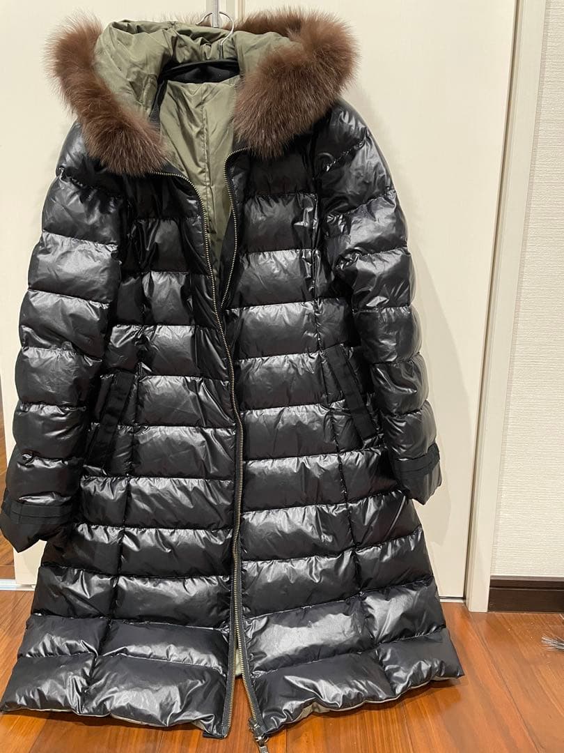 ランバンオンブルー　ダウンコート　リバーシブル　38