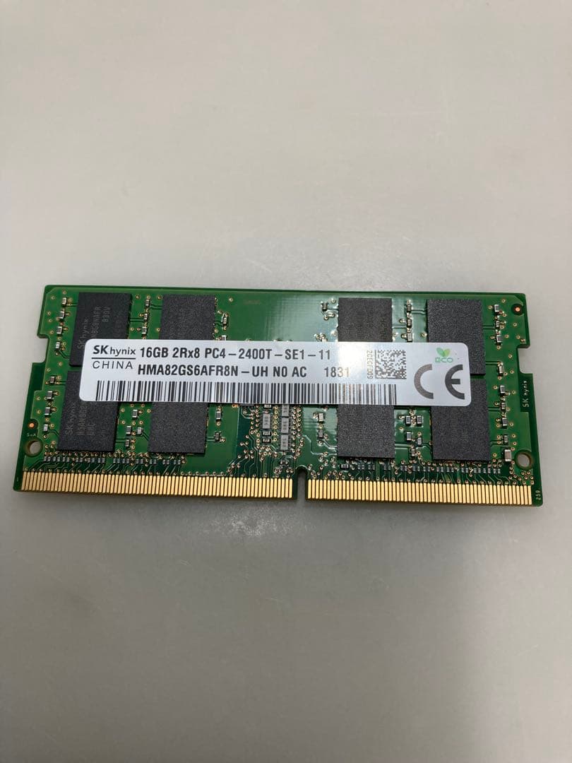 SK Hynix 16GB DDR4 SO-DIMM 2400MT/s　②