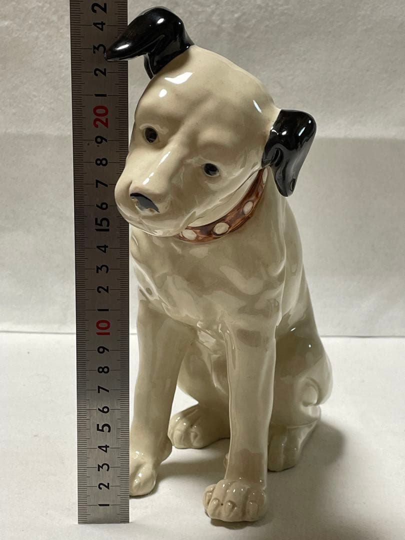 ビクター犬 2体 約25cm /約22cm 陶磁器 アンティーク ビンテージ