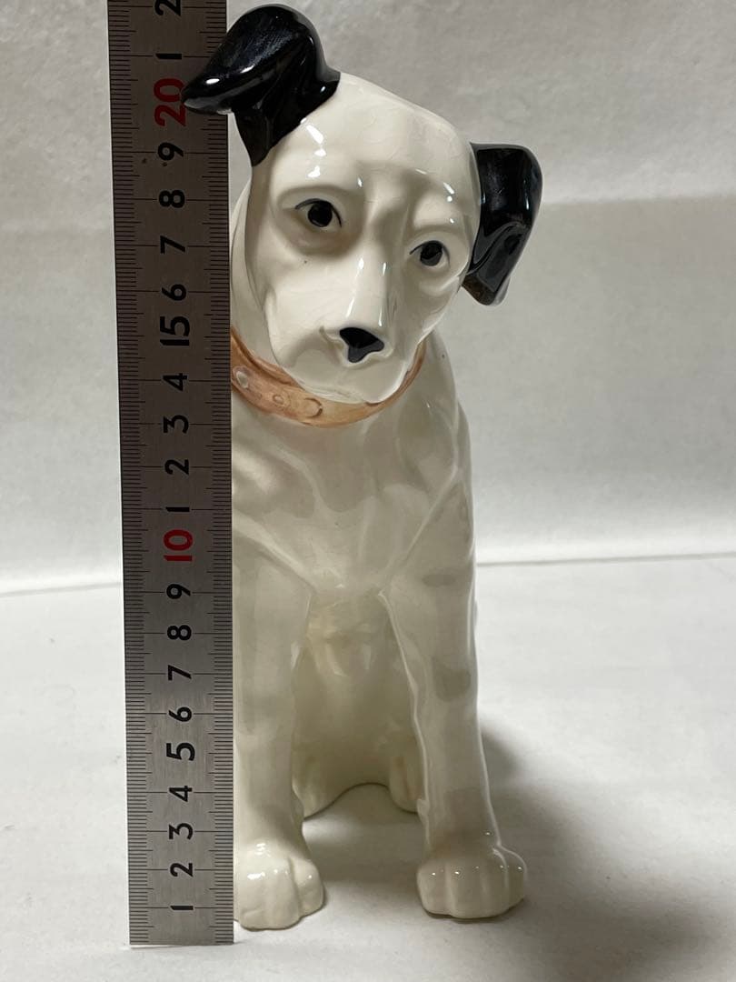 ビクター犬 2体 約25cm /約22cm 陶磁器 アンティーク ビンテージ