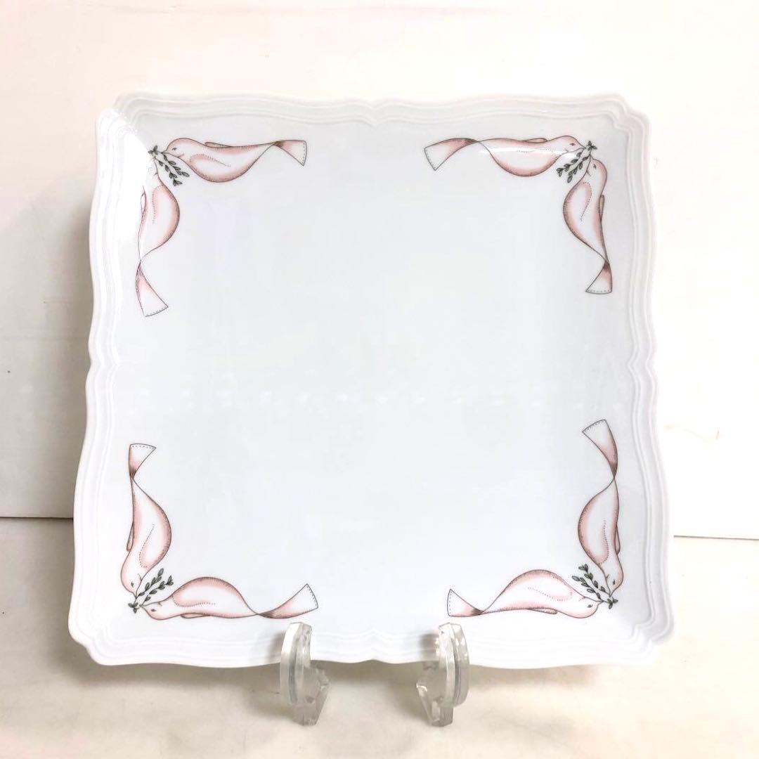 リチャードジノリ　スクエアプレート　スペランツァ　ミナペルホネンコラボ