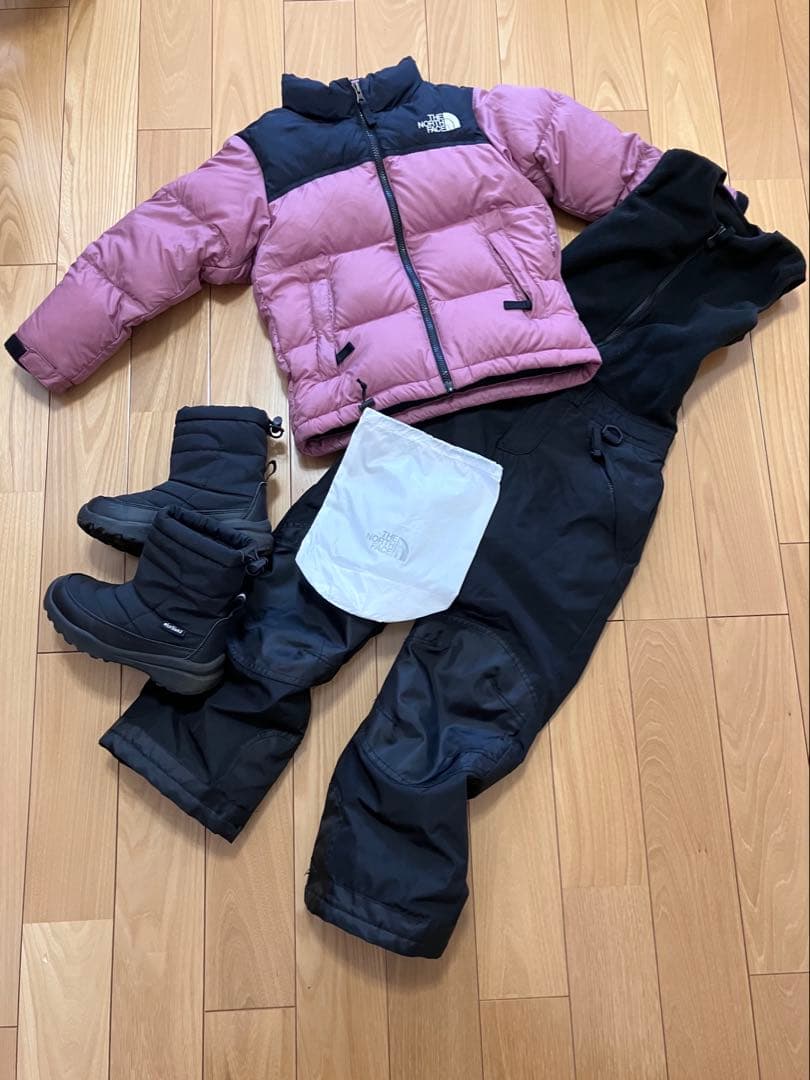 雪遊びセット　ノースフェイス　ヌプシ120