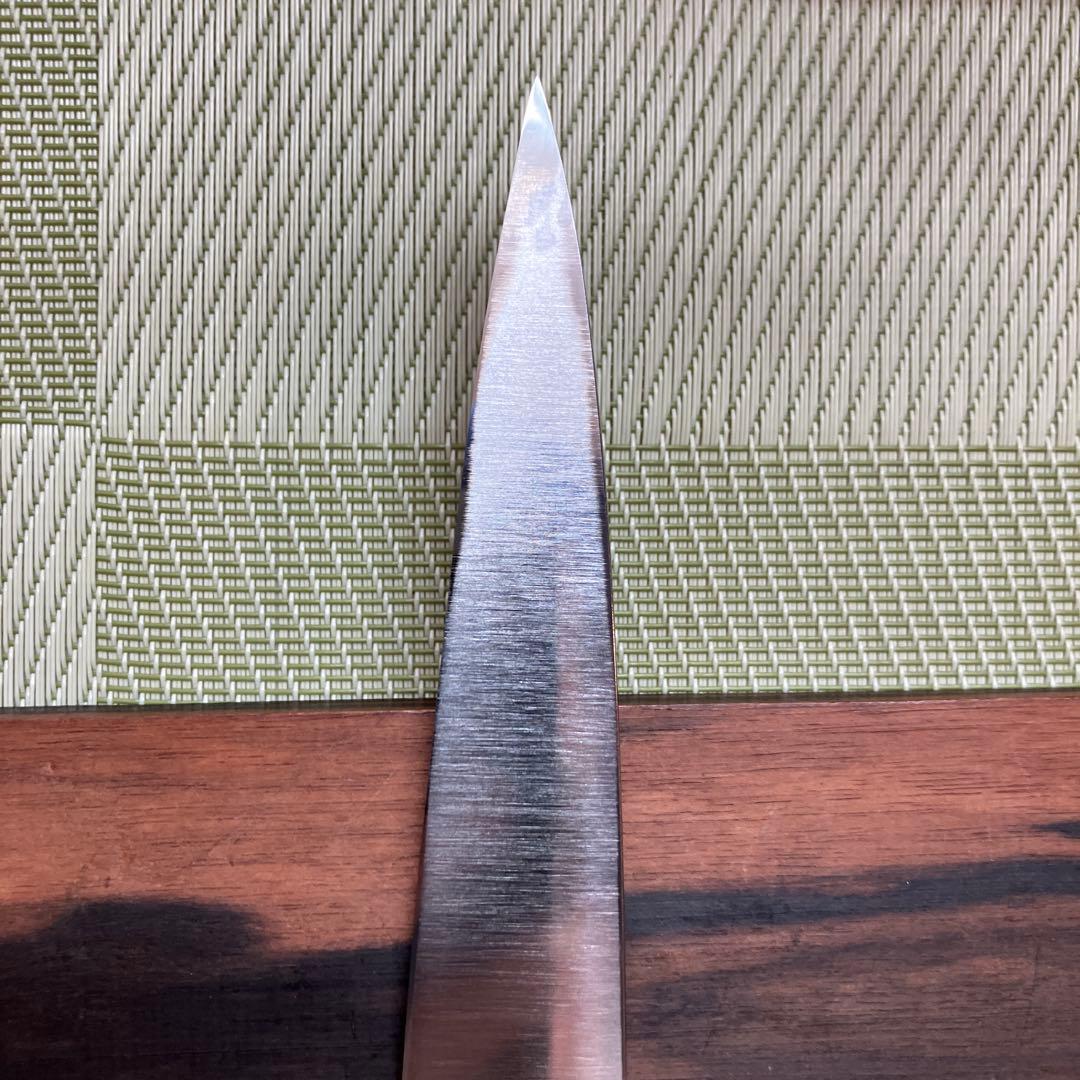 鏡面仕上げ　柳刃包丁　天然砥石で本刃付け済み❗️