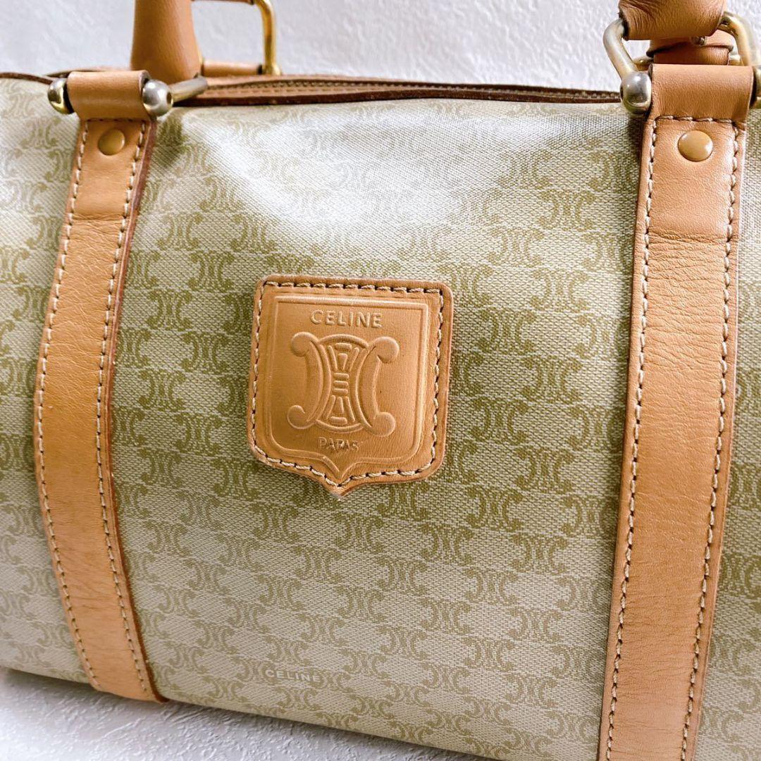 【美品】CELINE セリーヌ マカダム ボストンバッグ