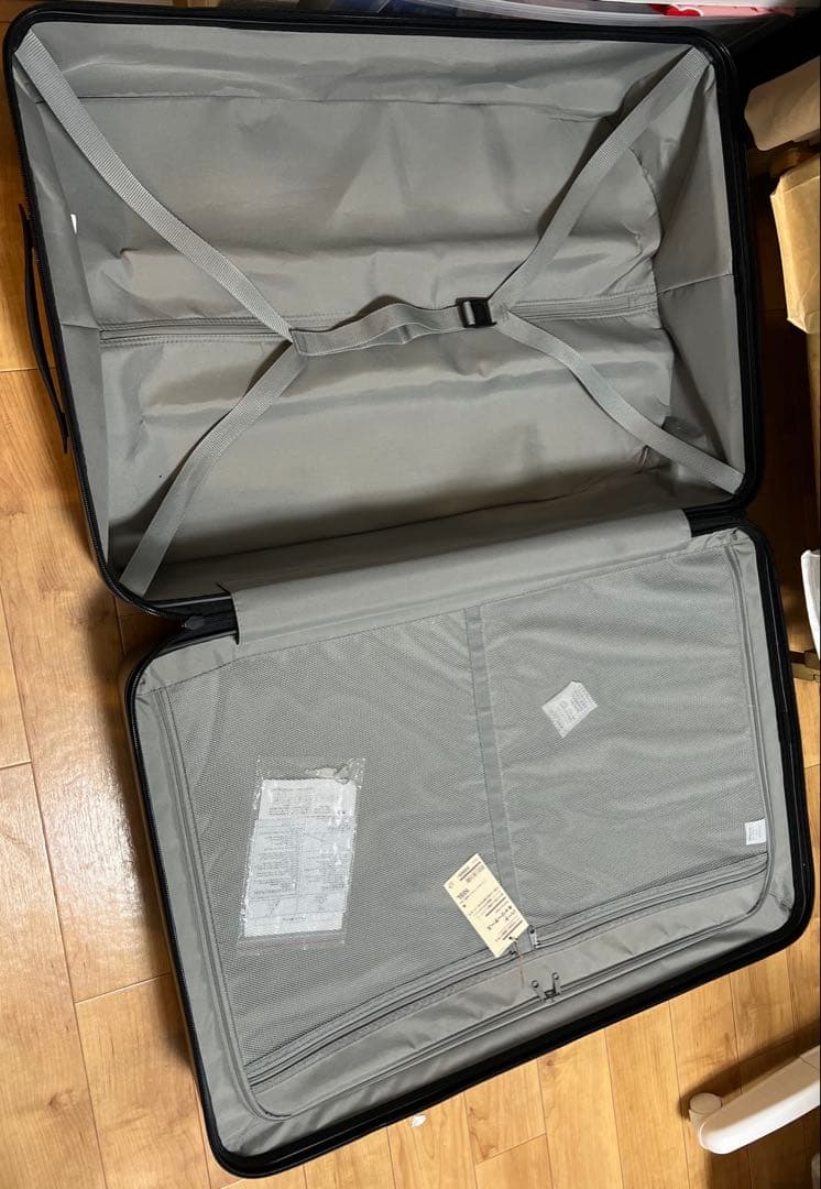 【美品✨1回使用】無印良品105L スーツケース 黒 消毒済み 4輪 TSA付