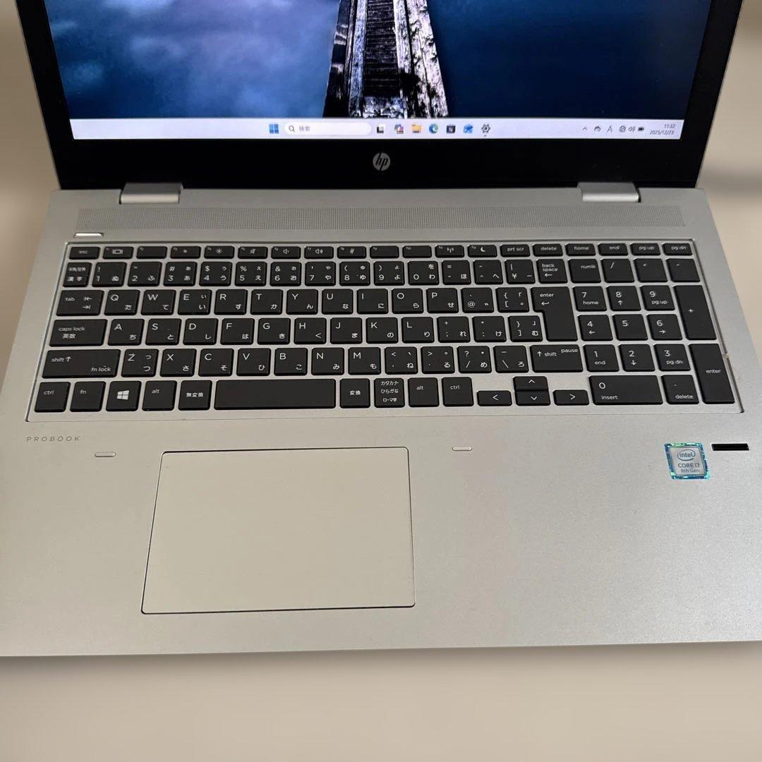 【美品】HP ProBook 8世代i7 16GB SSD256GB 格安
