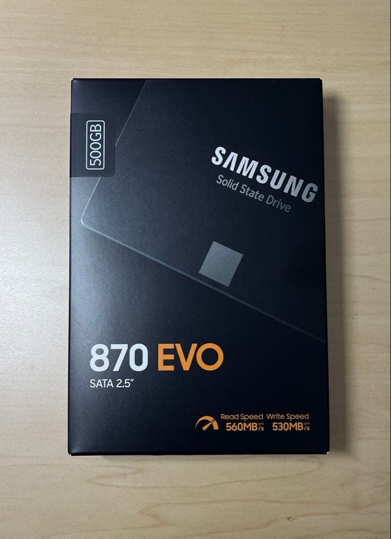 Samsung 870 EVO 500GB SATA 2.5インチ SSD